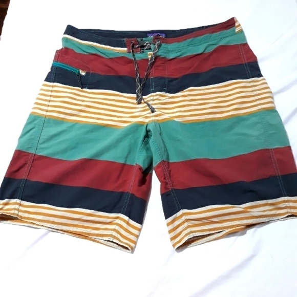Vintage Patagonia Men's wave farer board Swimwear short size 36 - Picture 1 of 8